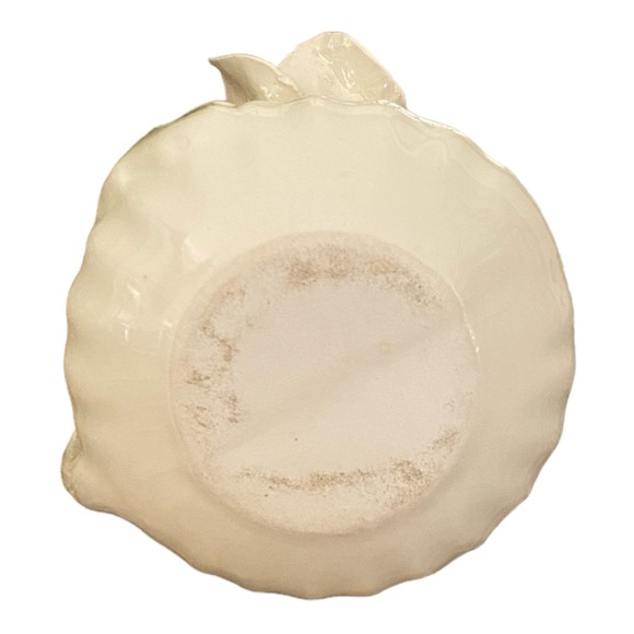 Vintage Pitcher Bud Vase 7” H x 3.5” W off white with pink rose and green leaves - Picture 3 of 3